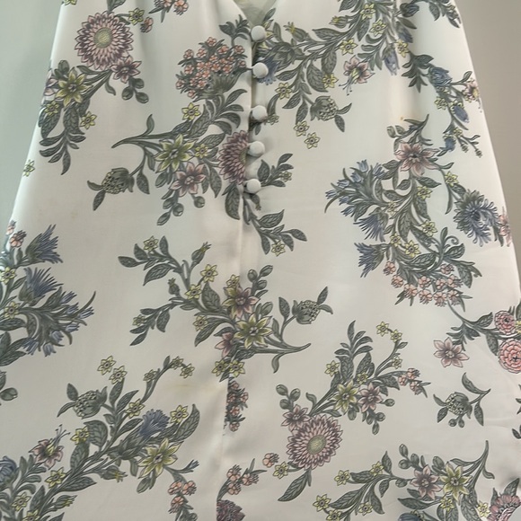 LOFT Racerback Floral Top - Picture 4 of 6